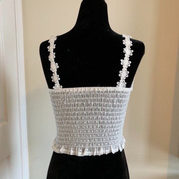 Frill Trim Shirred Back Cami - Picture 5 of 6